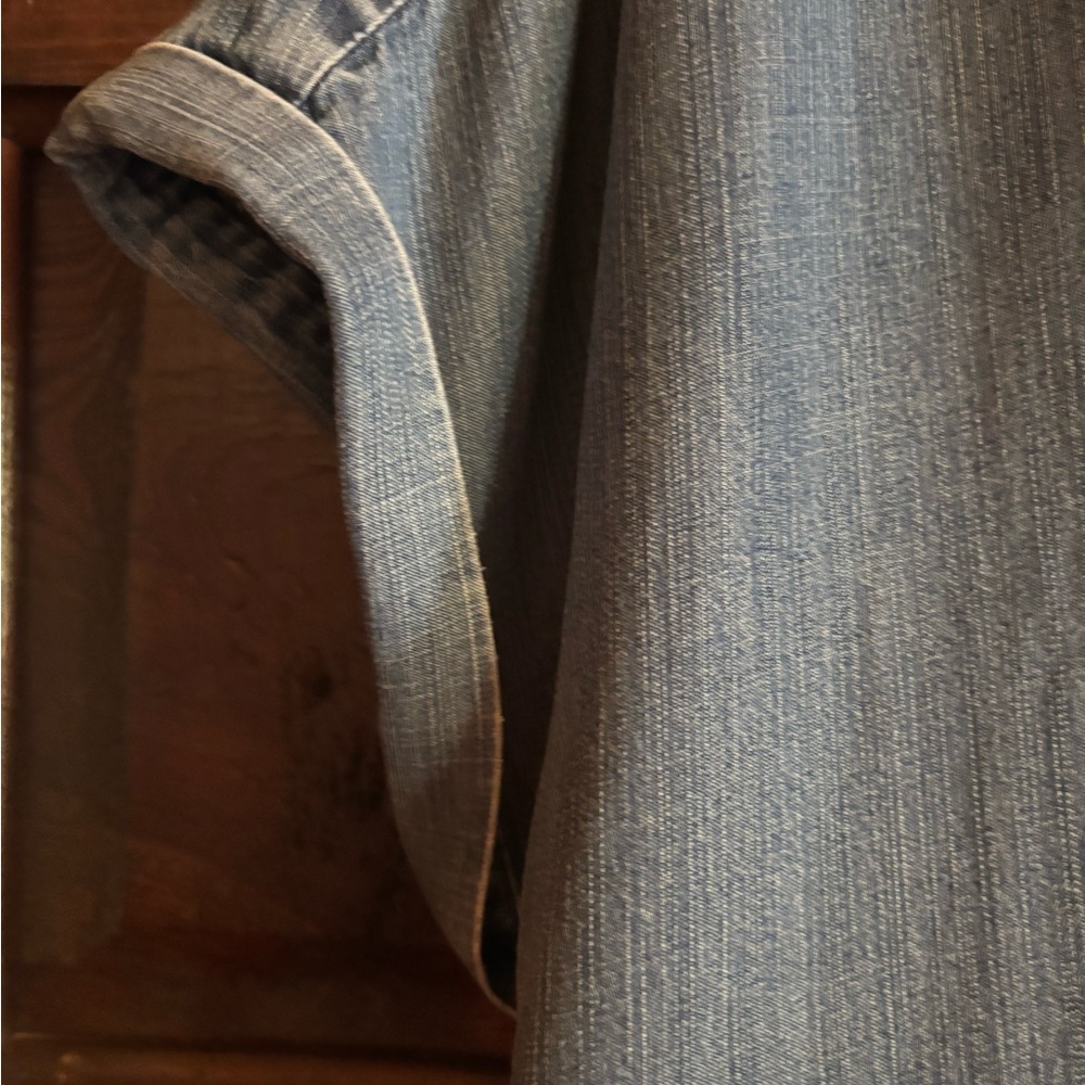 Calvin Klein Indigo Denim Shirt - Picture 3 of 6
